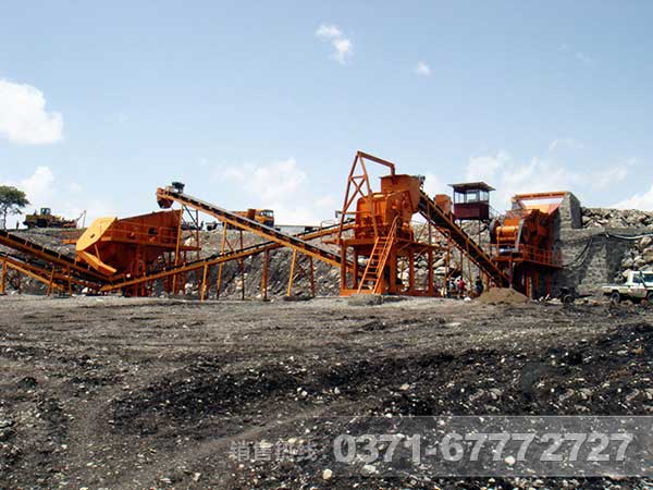 大型采石场破碎生产线