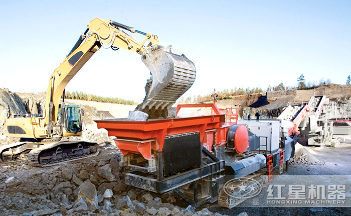 时产200吨流动青石碎石机应用优势