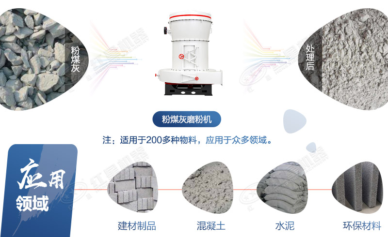 粉煤灰磨粉后应用价值高